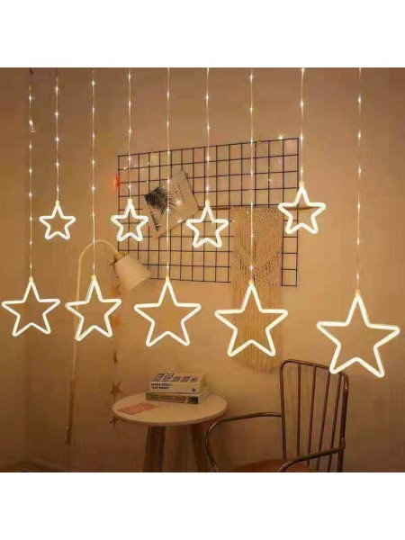 LED гирлянда Звездочки 3 D LED гирлянда Звездочки 3 D